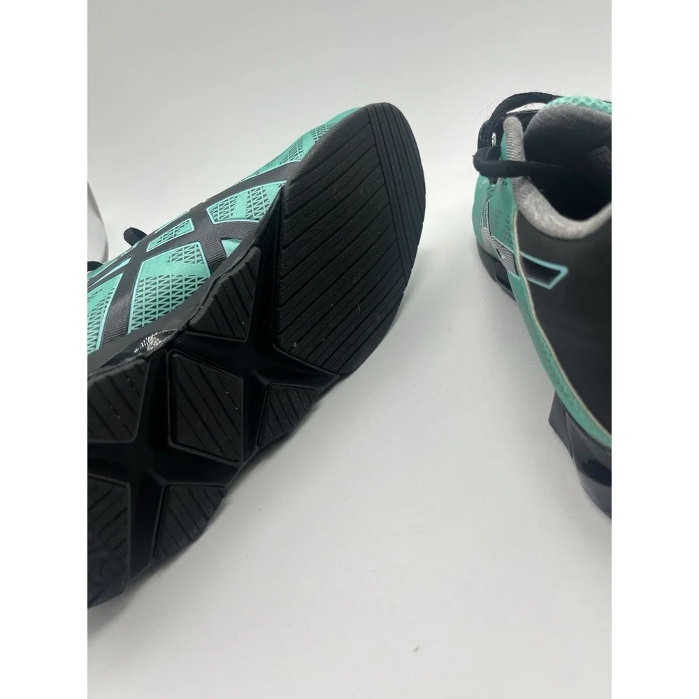 ASICS Lift Master Lite Weightlifting Shoes Teal Black Women's Size 8 S659Y